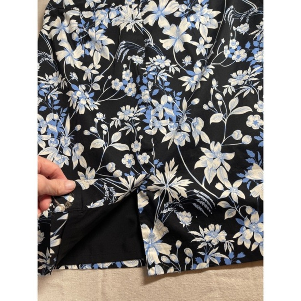 Talbots Petite Floral A-Line Skirt 14P timeless romantic cottagecore office mod - Picture 5 of 11